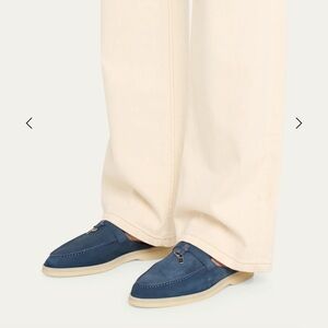 Loro Piana Blue Loafers